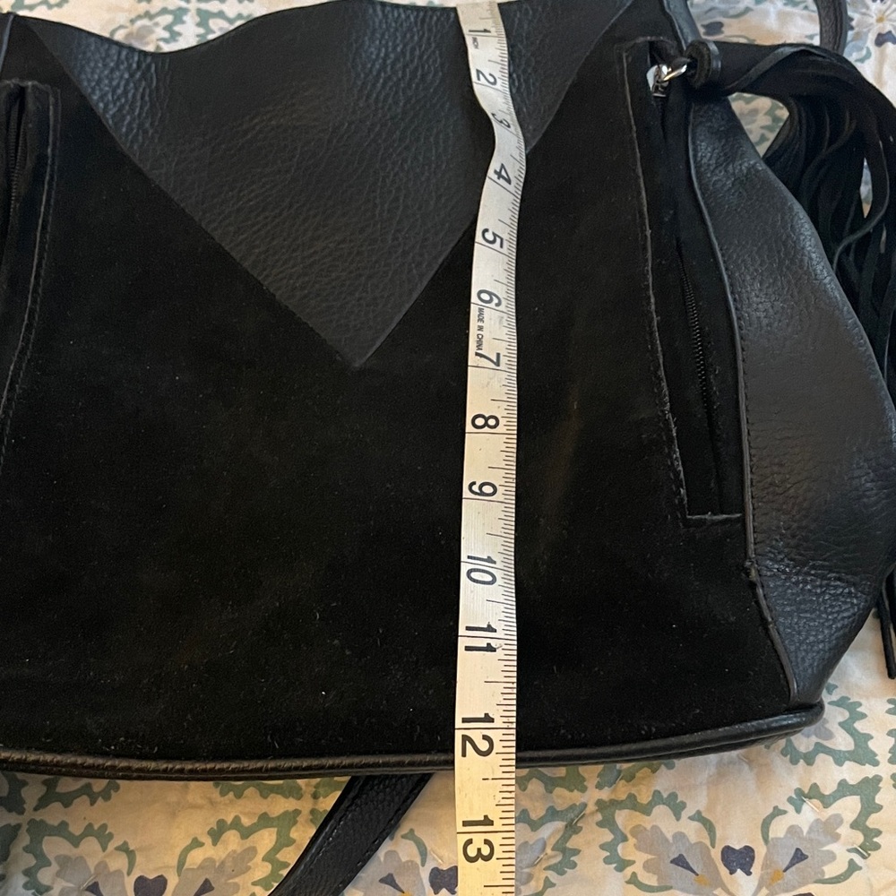 Sam Edelman Black Fringe Shoulder Bag - Picture 8 of 8